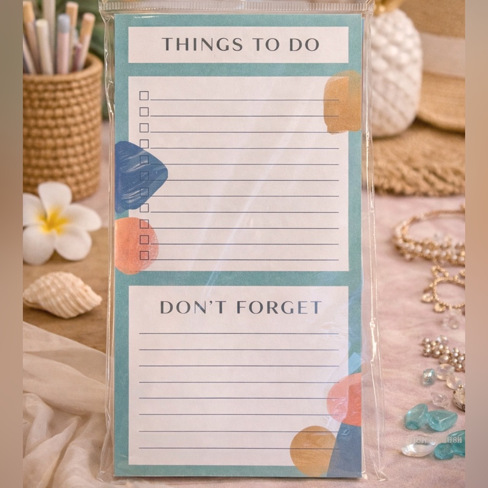 Colorful Things To Do Notepad - Picture 1 of 5